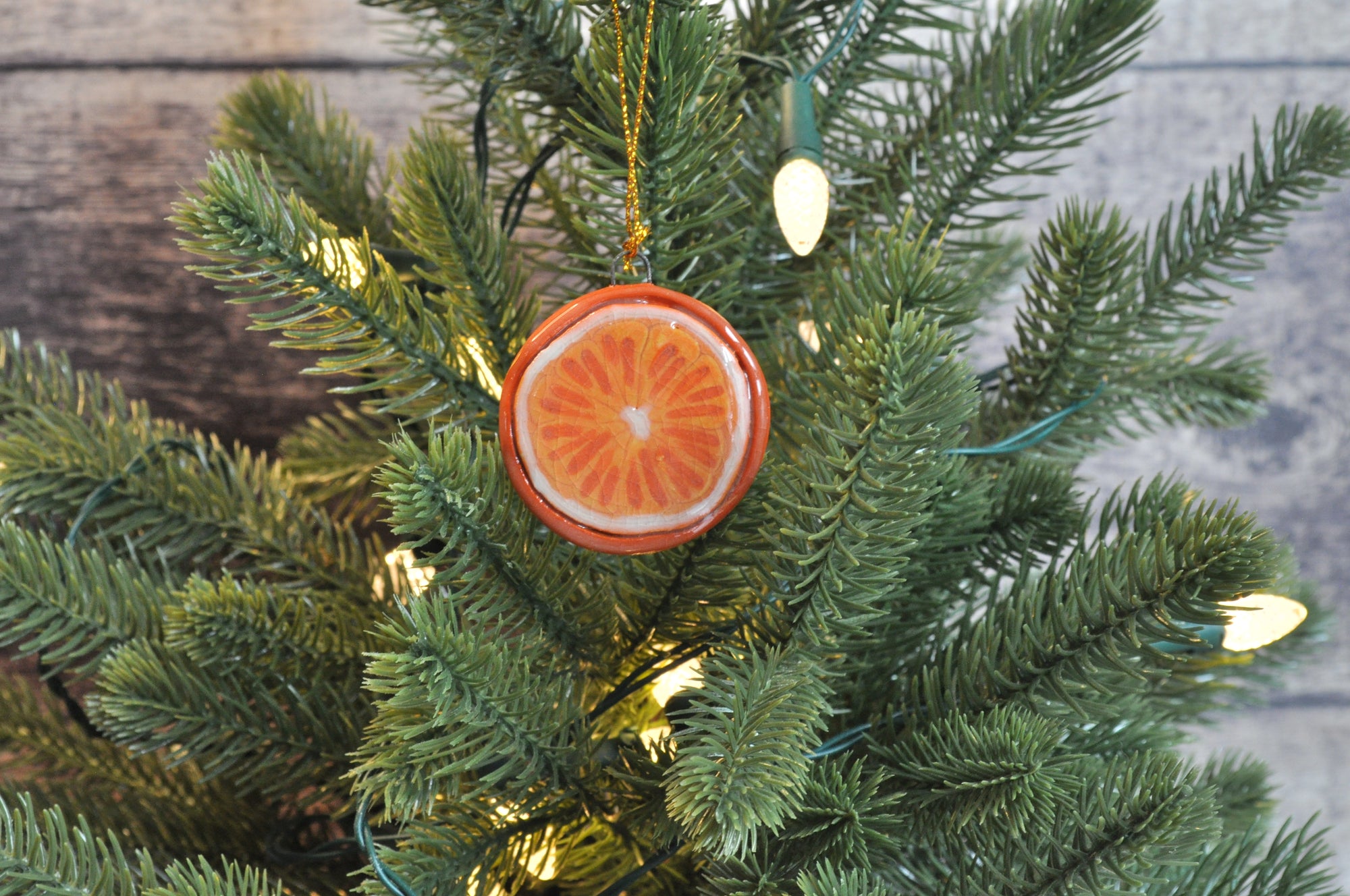 Orange Slice Ornament