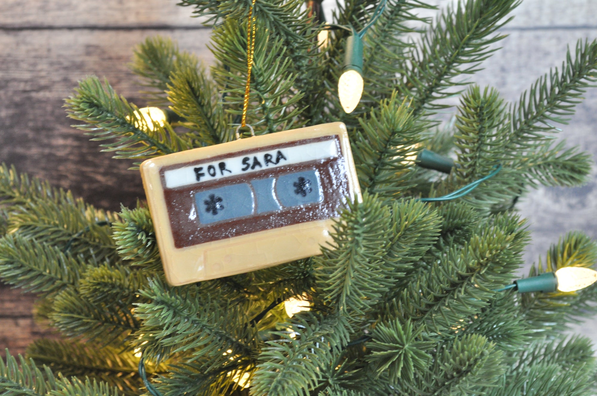 "For Sara" Mixtape Ornament