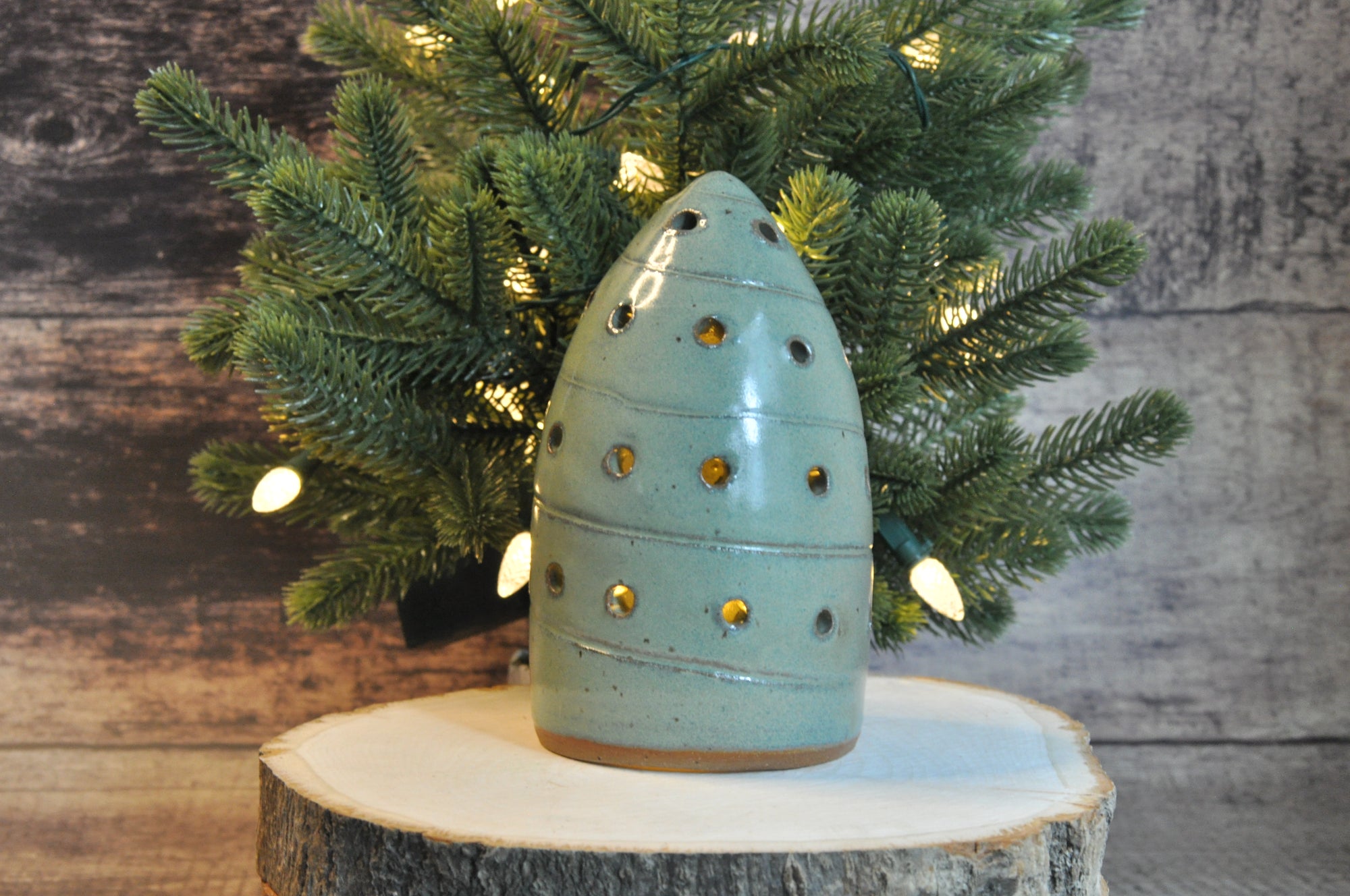 Soft Green Tree Lanterns