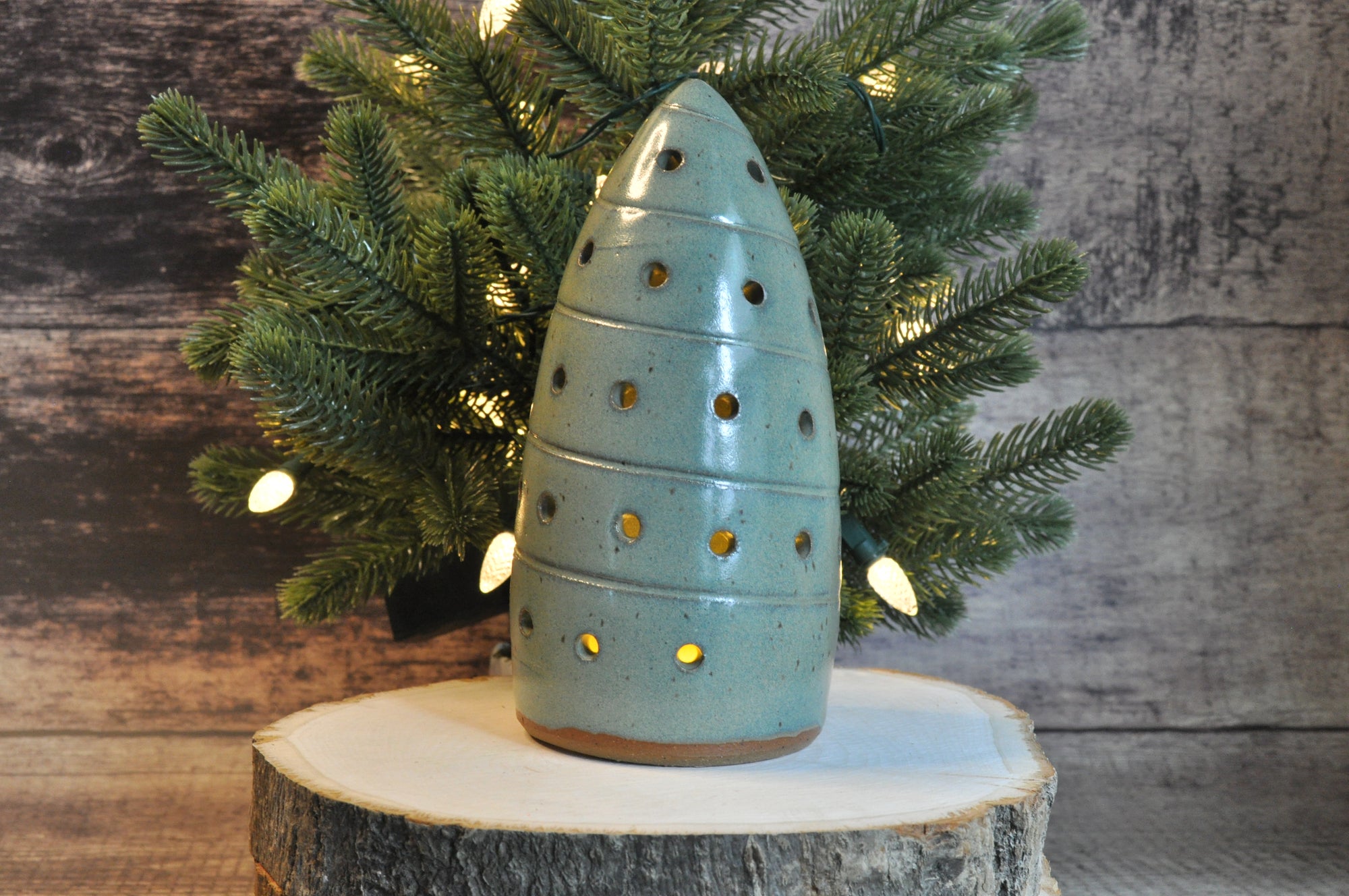 Soft Green Tree Lanterns