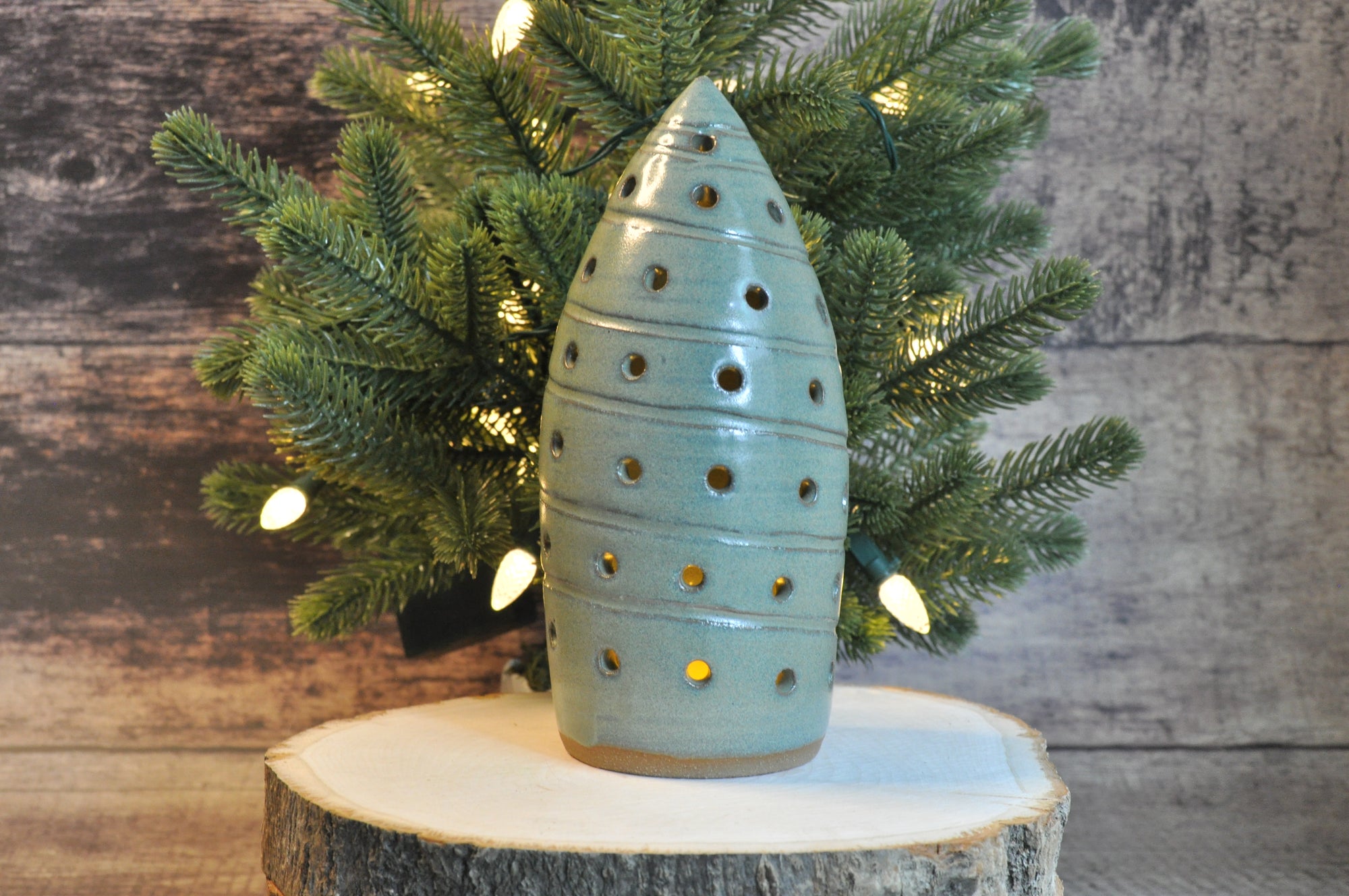 Soft Green Tree Lanterns