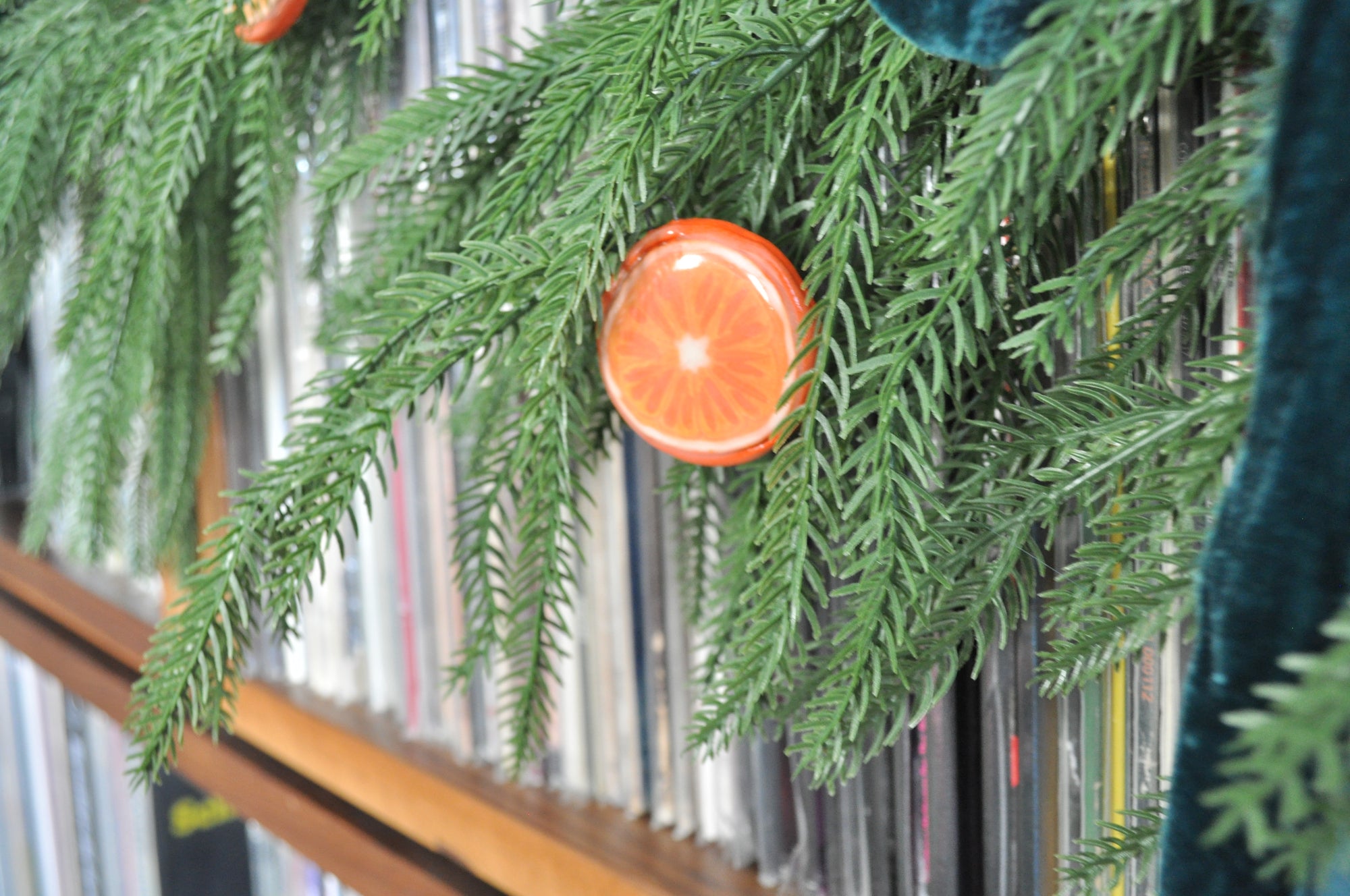Orange Slice Pine Garland