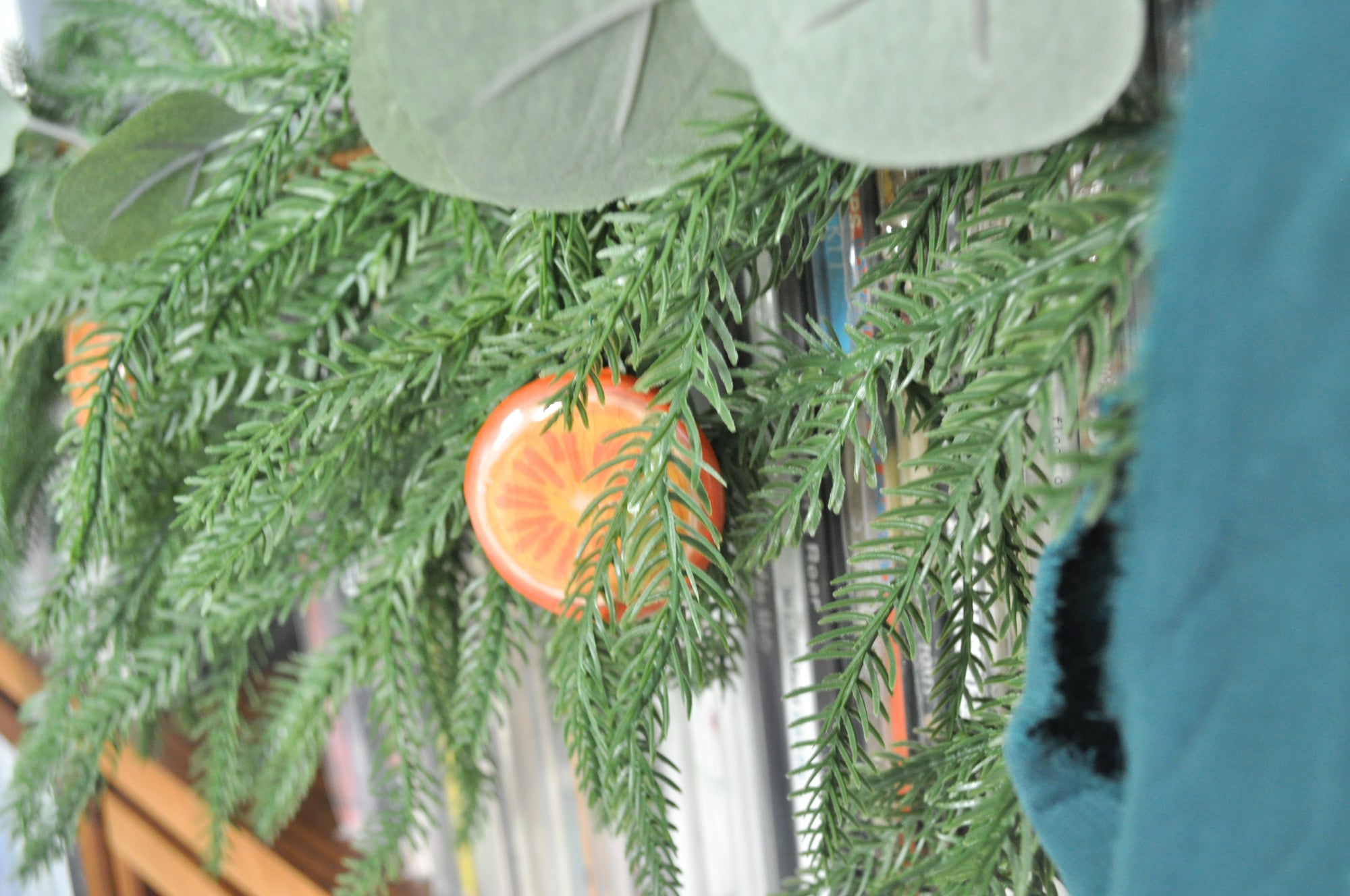 Orange Slice Pine Garland