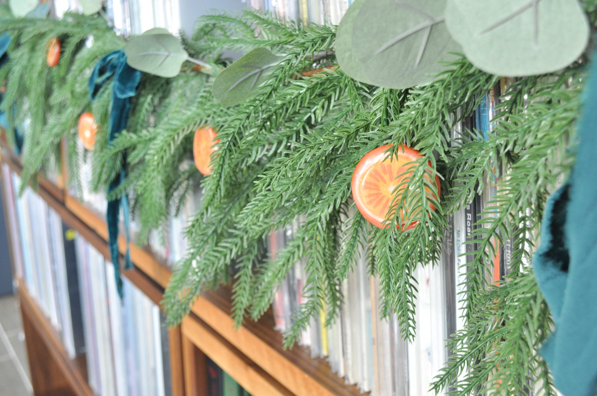 Orange Slice Pine Garland